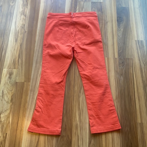 BDG Coral orange cropped flare pants - Picture 8 of 8